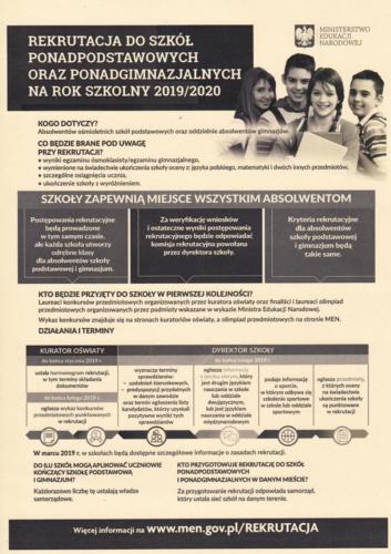 Rekrutacja do szkół